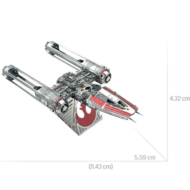 Конструктор металлический Shupin Star Wars Y-Wing Зоури (цветной) - изображение 7