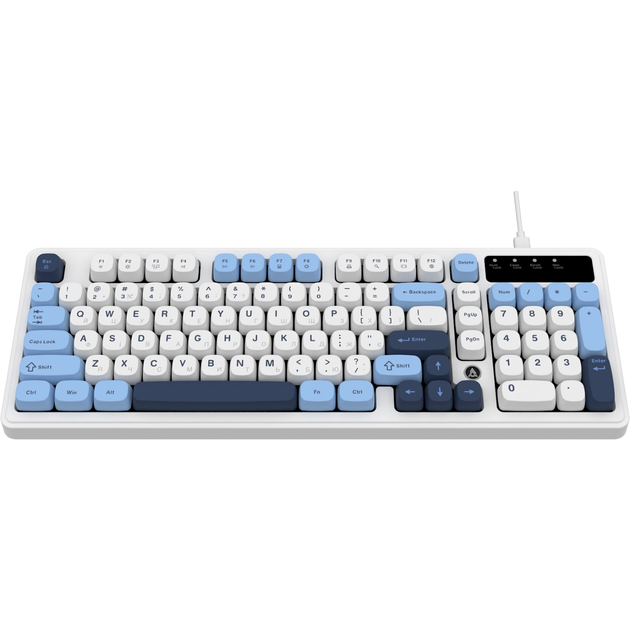 Клавіатура ігрова Ajazz AF98 мембранна 98 клавіш USB-C 1.6 м Glacier Blue (AF98-GB) - Фото 3 Клавіатура ігрова Ajazz AF98 мембранна 98 клавіш USB-C 1.6 м Glacier Blue (AF98-GB) - зображення 3