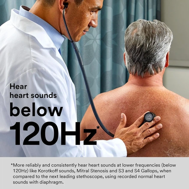 Стетоскоп 3M Littmann Cardiology IV 69 см Чорний k1 - зображення 5
