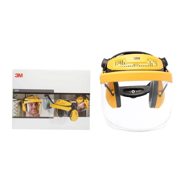 Комплект для защиты ушей и лица 3M 5V5F1H51 G500 Yellow Б/В k1 - Фото 3 Комплект для защиты ушей и лица 3M 5V5F1H51 G500 Yellow Б/В k1 - изображение 3