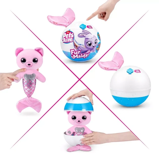 Інтерактивна іграшка Pets & Robo Alive Furmaids Кошеня Пурл (9555A) - зображення 2