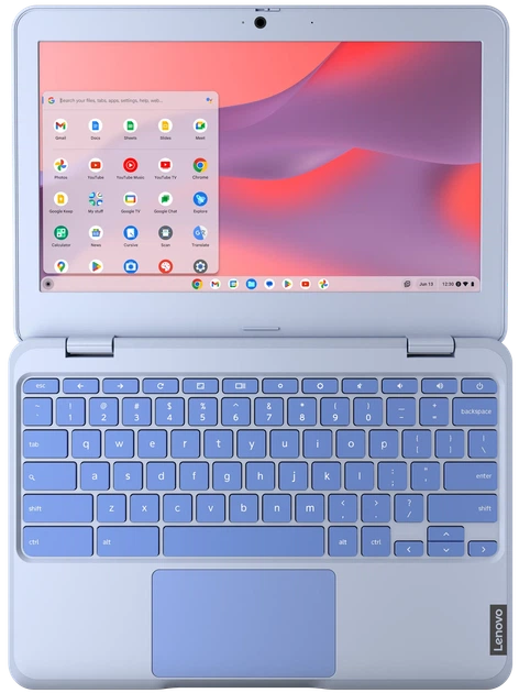 Ноутбук 11.6" Lenovo IdeaPad Slim 3 Chromebook 11IJL9 Intel Celeron N4500 RAM 4GB eMMC 64GB 11год батарея ChromeOS (UKR) - Уценка - изображение 3