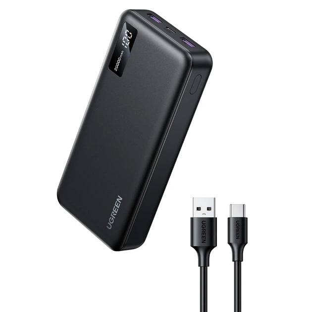 Зовнішній акумулятор UGREEN PB312 20000mAh PD 20W - зображення 4