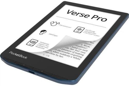 Электронная книга 6" PocketBook Verse Pro, Azure (PB634-A-CIS) - Фото 5 Электронная книга 6" PocketBook Verse Pro, Azure (PB634-A-CIS) - изображение 5
