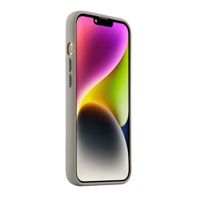 Чехол для iPhone 13 TPU+PC MagSafe матовый с защитой камеры Grey - изображение 3