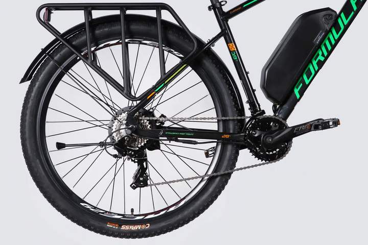 Велосипед с электроприводом 29" AL Formula eCURSOR MAN DD CS рама-21" 48В 13А*ч 500Вт черно-зеленый 2026 - изображение 6