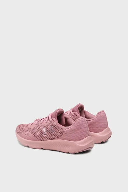 Жіночі рожеві кросівки UA W Charged Pursuit 3 Under Armour 37,5 3024889-602 - изображение 5