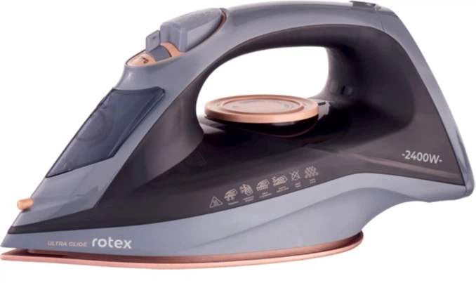 Мощный утюг Rotex Ultra Glide 2600 Вт с системой капля-стоп и паровым ударом - изображение 3