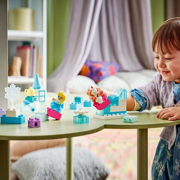 Конструктор LEGO DUPLO Disney Коробка для творчого конструювання Крижане серце з Ельзою й Олафом 37 деталей (10462) - зображення 5