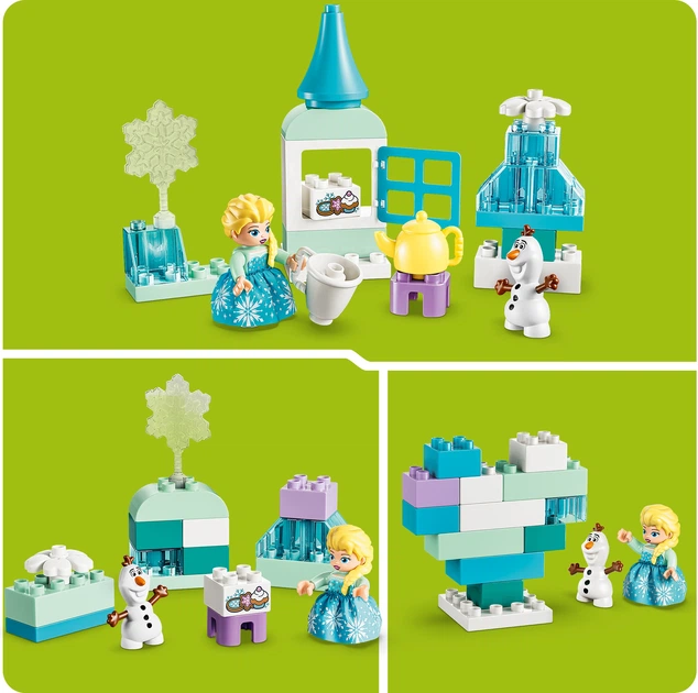 Конструктор LEGO DUPLO Disney Коробка для творчого конструювання Крижане серце з Ельзою й Олафом 37 деталей (10462) - зображення 7