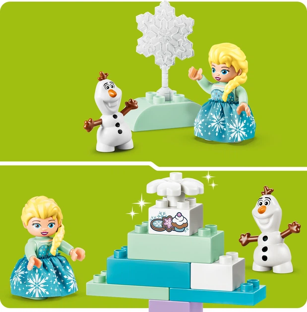 Конструктор LEGO DUPLO Disney Коробка для творчого конструювання Крижане серце з Ельзою й Олафом 37 деталей (10462) - зображення 8