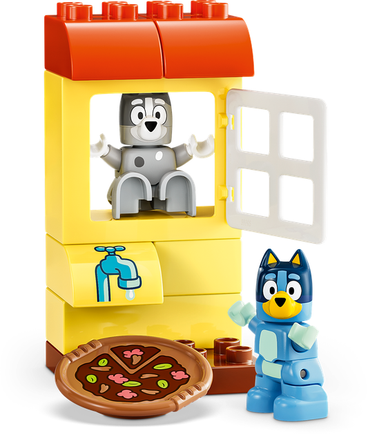 Конструктор LEGO DUPLO Піцерія з Мафіном та Блуї 44 деталі (10469) - зображення 4