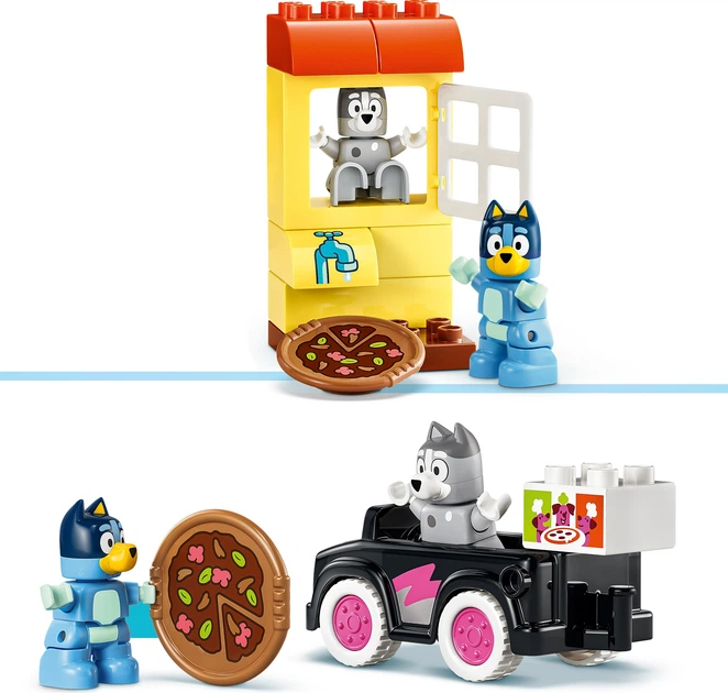 Конструктор LEGO DUPLO Піцерія з Мафіном та Блуї 44 деталі (10469) - зображення 5