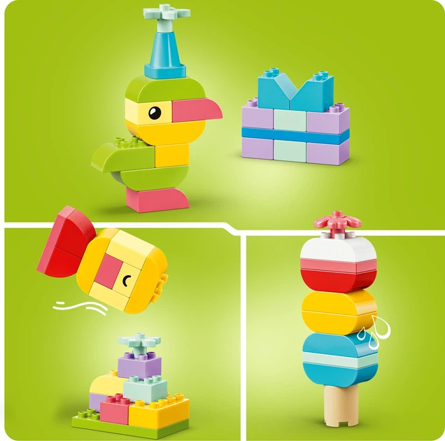 Конструктор LEGO DUPLO Коробка кубиків для яскравих творчих збірок 80 деталей (10479) - зображення 6