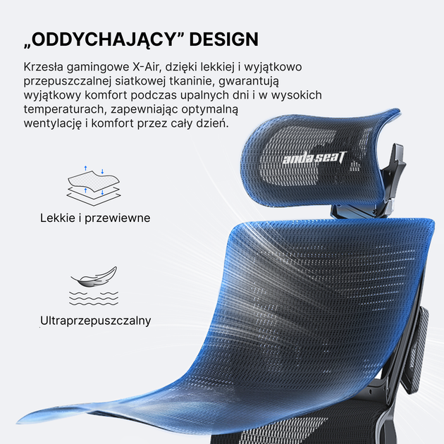 Fotel gamingowy Anda Seat X-Air Mega XL Mesh Space Black (AD-WY-01-BBB) - Zdjęcie 8 Fotel gamingowy Anda Seat X-Air Mega XL Mesh Space Black (AD-WY-01-BBB) - obraz 8