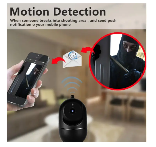 WiFi камера видеонаблюдения AI SHIWOJIA 1080P / 2MP, Tuya Smart Life, поворотная IP камера с датчиком движения, ночное видение - изображение 6