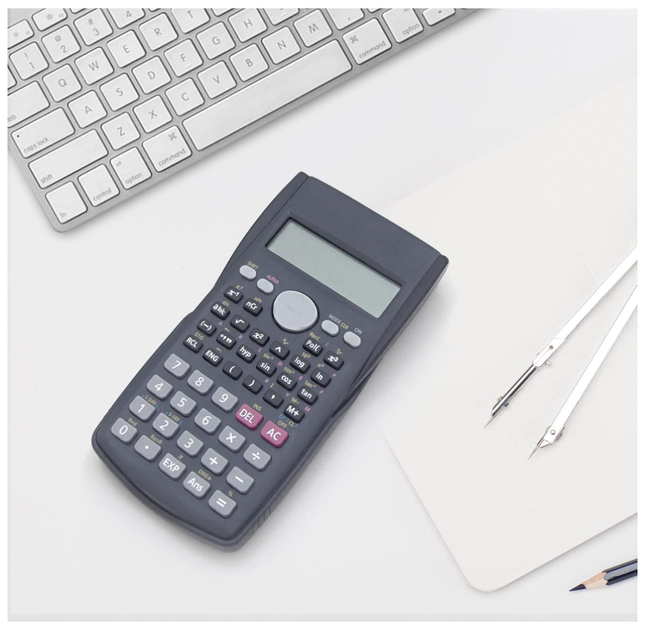 Научный калькулятор Helect 2-Line Engineering Science Calculator | Школьный и офисный калькулятор для математики и инженерии - изображение 6