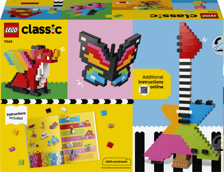 Zestaw klocków LEGO Classic Kreatywne kolorowe klocki 820 elementów (11045) - obraz 9