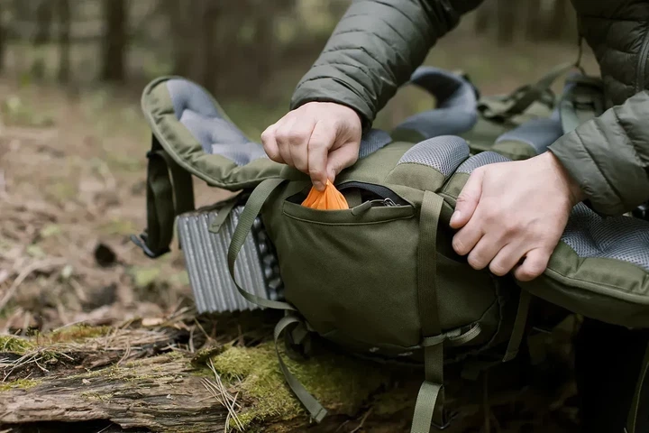 Туристичний рюкзак Tramp Expedition 60 л для походів, трекінгу та гірського туризму (UTRP-056-olive) - изображение 6