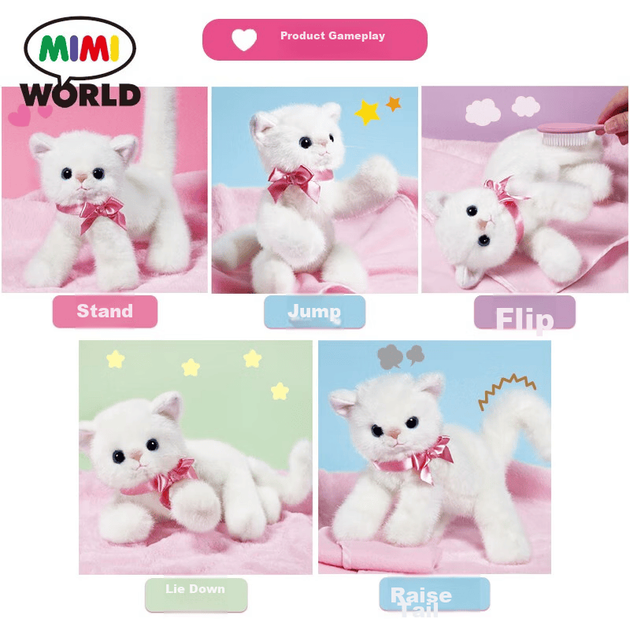 Интерактивная игрушка Mimiworld котенок «Принцесса» для ролевых игр, для девочек 3-6 лет - изображение 3