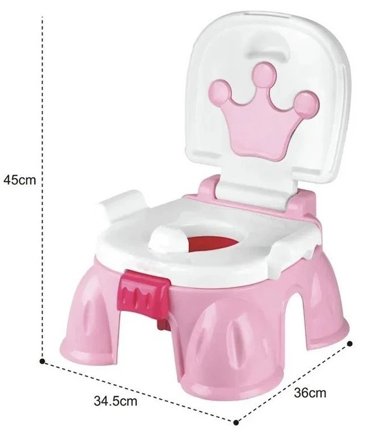 Pierwszy nocnik dziecięcy Woopie Baby 3w1 z muzyką – Krzesełko Podest (46033) (5904326946033) - obraz 4