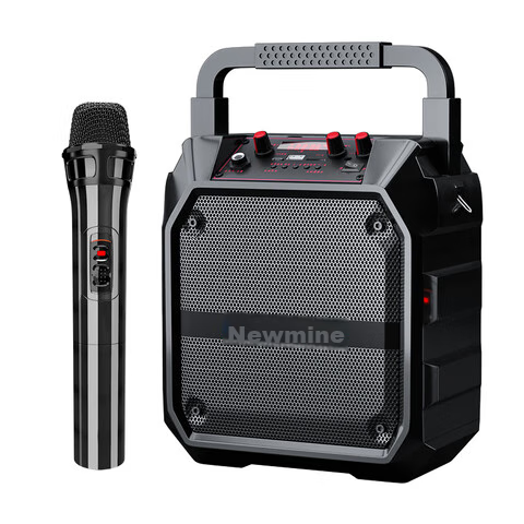 Колонка Newmine K97 Bluetooth потужна, для вулиці, з мікрофоном, караоке - зображення 8