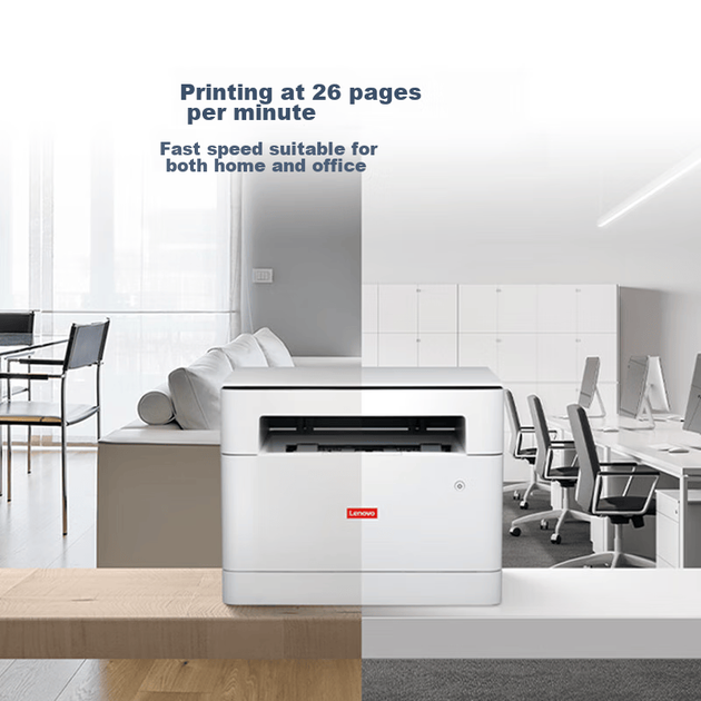 Принтер лазерный Lenovo M1520W Pro с Wi-Fi, копированием и сканированием - изображение 4