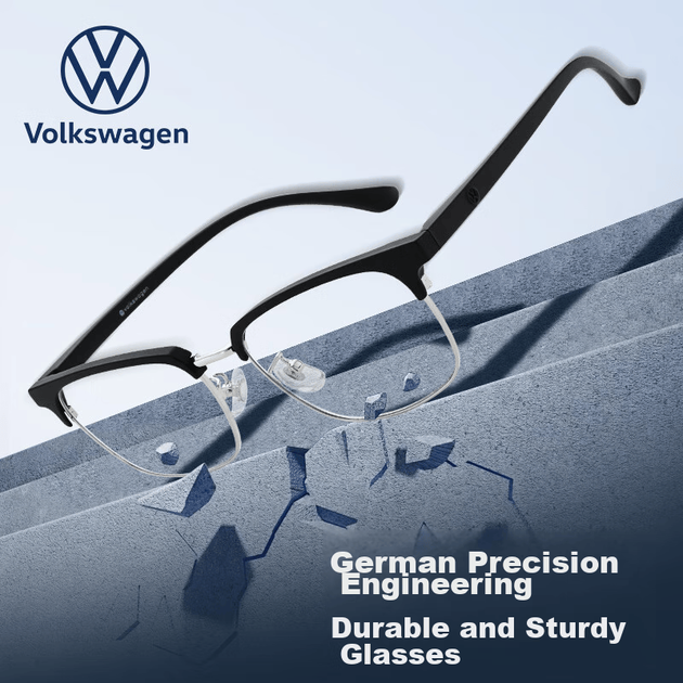Volkswagen German, Чоловічі окуляри для читання, Бізнес-окуляри високої чіткості з антисинім світлом та пресбіопією, Високоякісний оригінальний продукт W607-20 градусів - Фото 8 Volkswagen German, Чоловічі окуляри для читання, Бізнес-окуляри високої чіткості з антисинім світлом та пресбіопією, Високоякісний оригінальний продукт W607-20 градусів - изображение 8
