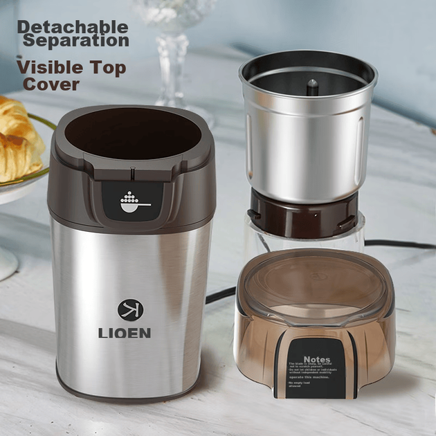 Кофемолка Liven MFJ-W317 электрическая, съемная моющаяся - изображение 3