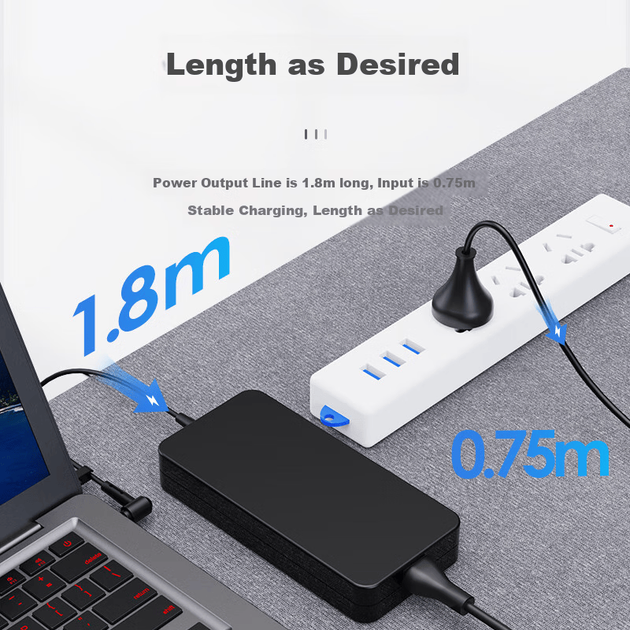 Зарядний пристрій Elei для ASUS Tianxuan 2 (FA506QRM), 20 В 10 А, 200 Вт - зображення 3