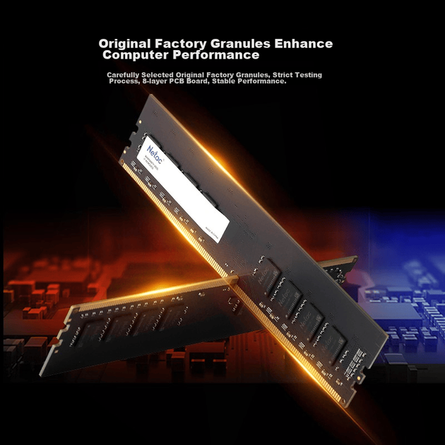 Оперативна пам'ять Netac DDR4-2666 8192MB PC4-21300 Ultra Light - зображення 4