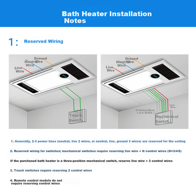 Обогреватель для ванной комнаты Midea Cloud Sail Series с функцией подачи теплого воздуха, подсветкой и дистанционным управлением, модель Y20. - изображение 6