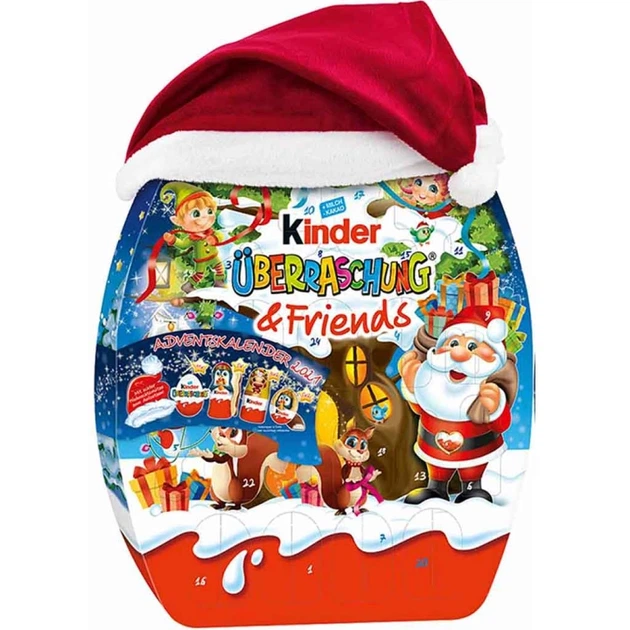 Адвент календарь Kinder Uberraschung & Friends - Фото 1 Адвент календарь Kinder Uberraschung & Friends - изображение 1
