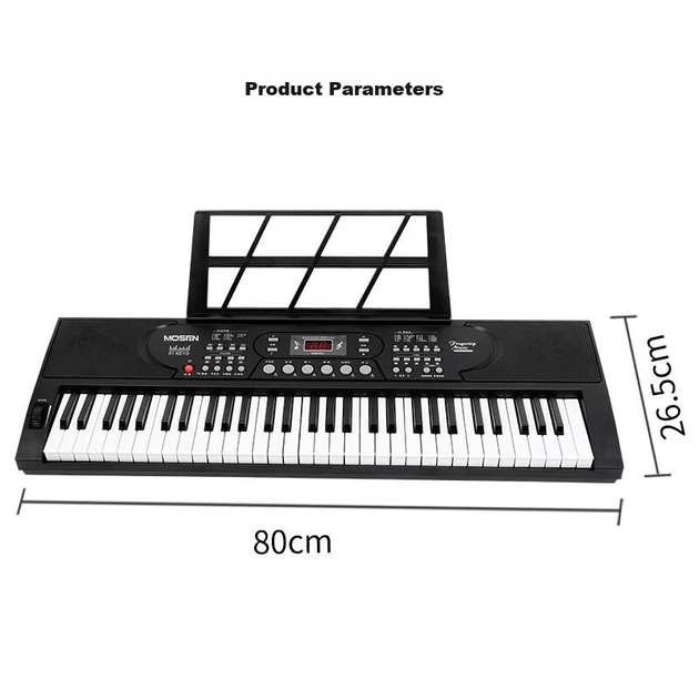 Клавиатура электронная MOSEN BD-669P, 61 клавиша, для начинающих - изображение 3