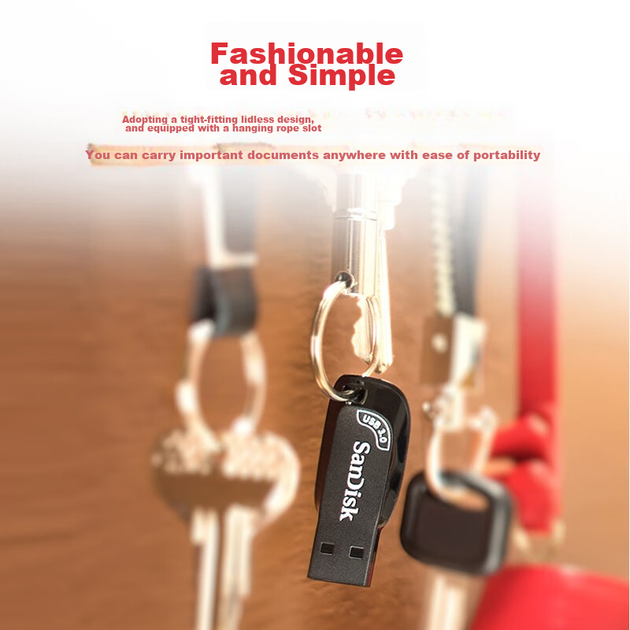 Флеш-накопитель SanDisk CZ410 32ГБ USB 3.0 с защитой паролем - изображение 6