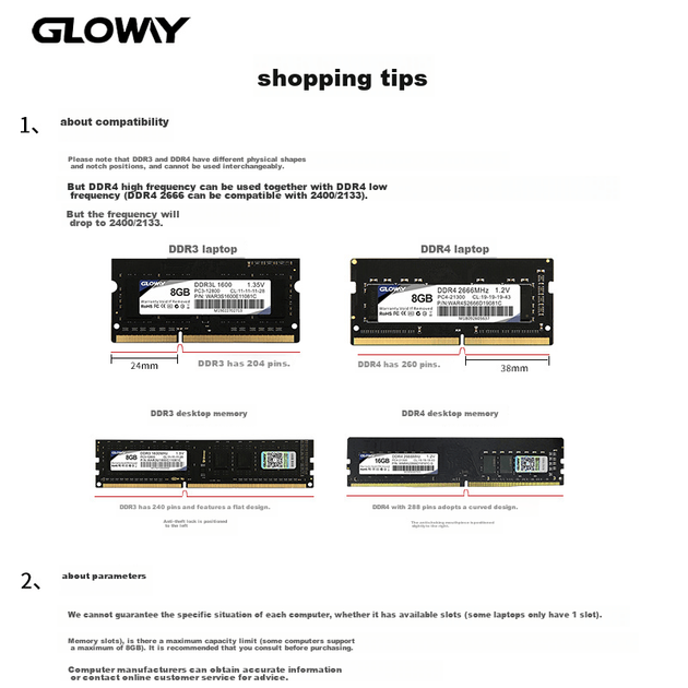 Модуль оперативной памяти Gloway 8GB DDR3L 1600 для ноутбука, Zhanjiang Piao, чипы премиум-класса, CL11, аксессуар для компьютера с поддержкой искусственного интеллекта. - изображение 6
