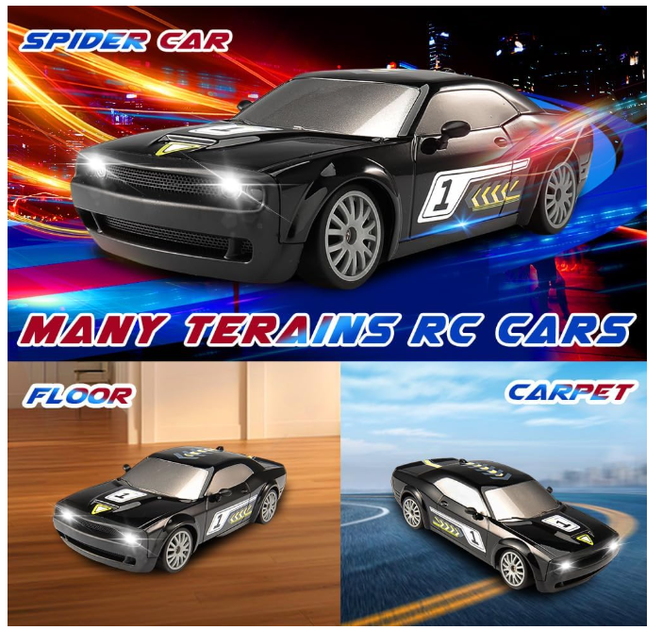 Радиоуправляемая машинка Jaming KF27 1:20 4WD Drift RC Car, скоростная машинка на пульте 2.4GHz с LED подсветкой - Фото 7 Радиоуправляемая машинка Jaming KF27 1:20 4WD Drift RC Car, скоростная машинка на пульте 2.4GHz с LED подсветкой - изображение 7