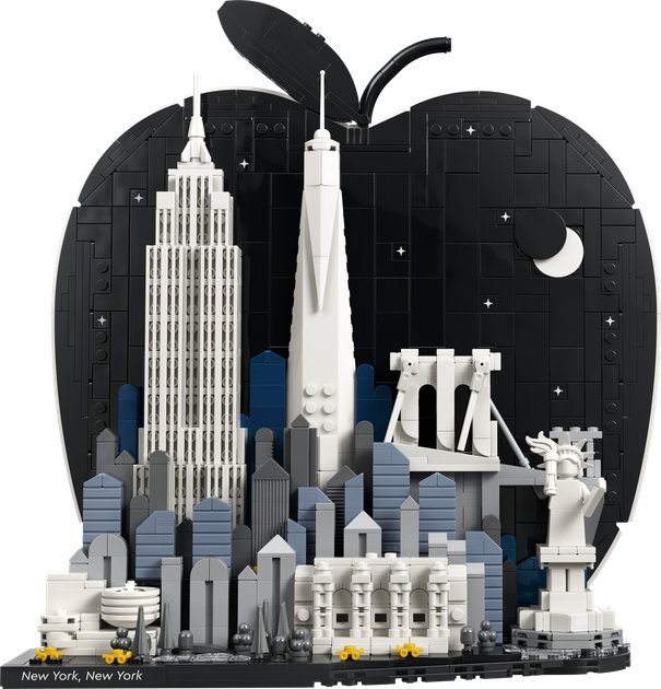 Конструктор LEGO Architecture Нью-Йорк — Велике яблуко 1465 деталей (21066) - зображення 2