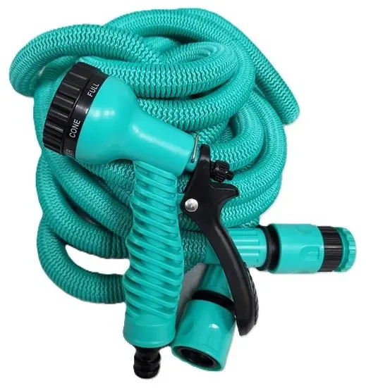 Шланг поливочный растягивающийся EXPANDABLE GARDEN HOSE 22.5м с распылителем 7 режимов - Фото 6 Шланг поливочный растягивающийся EXPANDABLE GARDEN HOSE 22.5м с распылителем 7 режимов - изображение 6