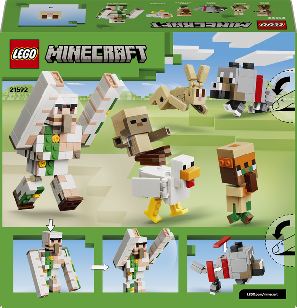 Конструктор LEGO Minecraft Курячий Жокей: атака в пустелі 428 деталей (21592) - зображення 9