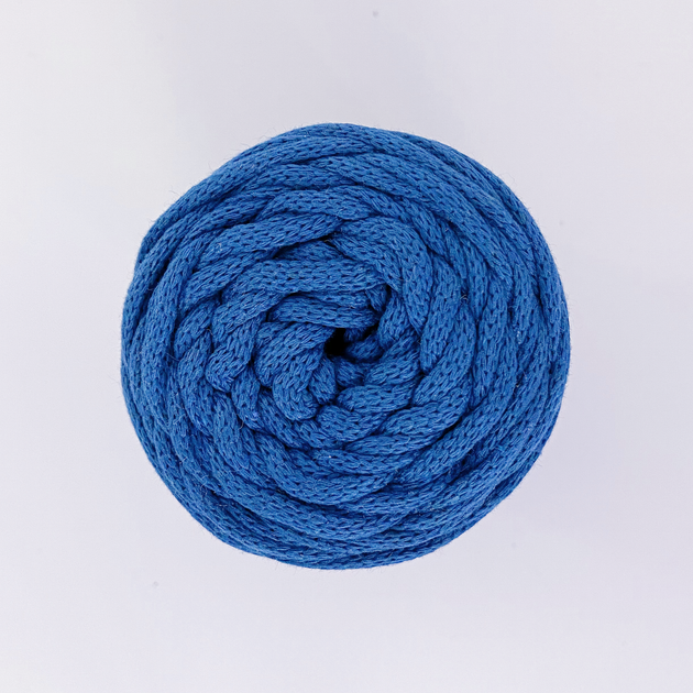 Шнур плетений YarnArt macrame cord 3 мм для макраме небесний №786 - изображение 5