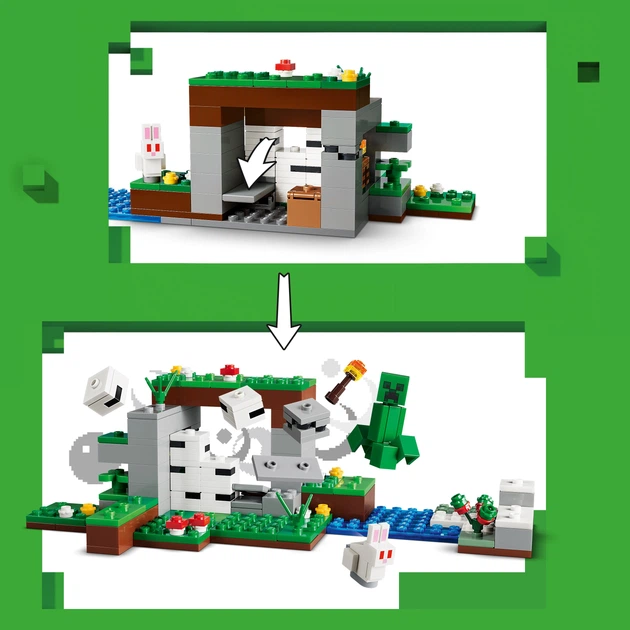 Конструктор LEGO Minecraft Пригода першої ночі 301 деталь (21593) - зображення 5