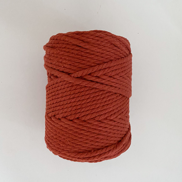 Шнур кручений для макраме YarnArt macrame rope 5мм теракот 500г (№785) - изображение 4