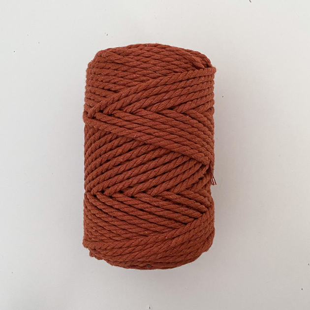 Шнур кручений YarnArt macrame rope 3мм теракот 250г (№785) - изображение 3