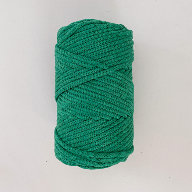 Шнур плетений YarnArt macrame cord смарагдовий (№759) - изображение 4