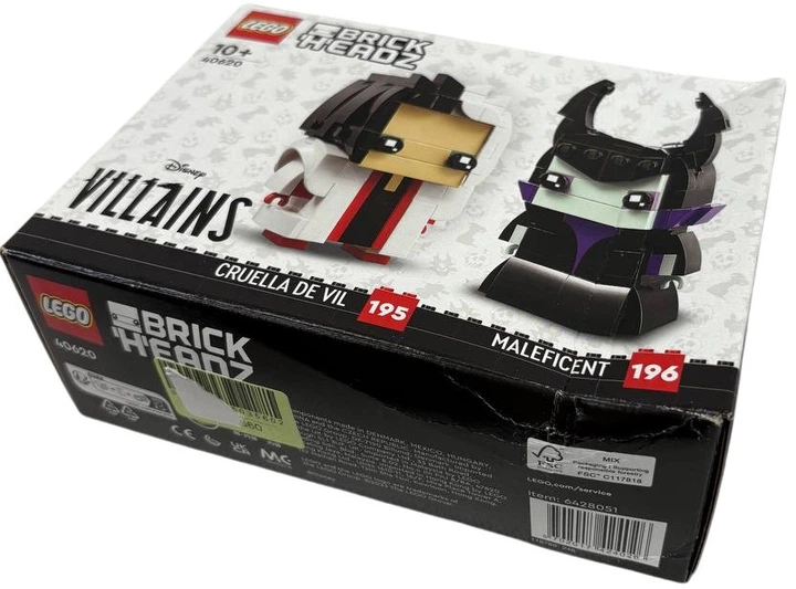 Конструктор LEGO BrickHeadz Лютелла та Малефісента 320 деталей (40620) (955555915035602) - Уцінка - зображення 2
