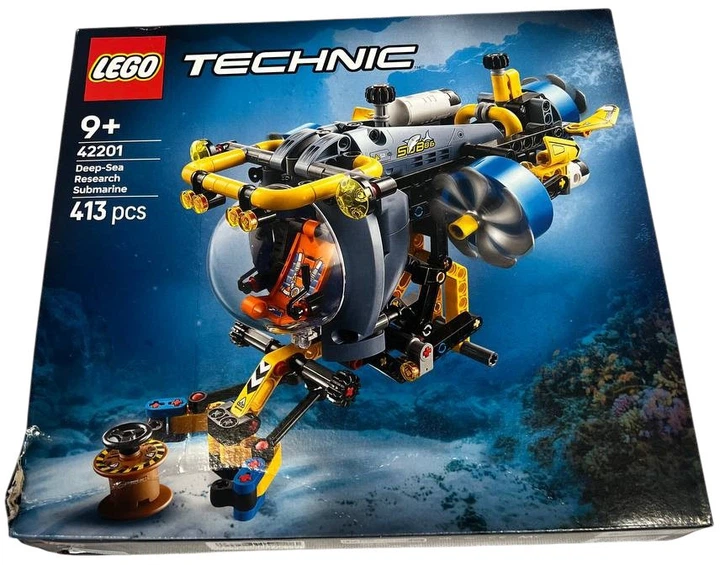 Конструктор LEGO Technic Глибоководний дослідницький підводний човен 413 елементів (42201) (955555915052797) - Уцінка - зображення 6