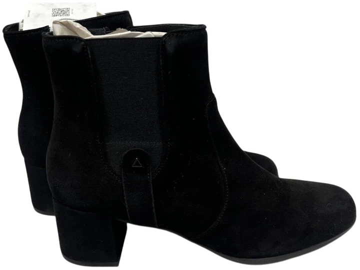 Botki damskie zamszowe Geox D16CBA00021-C9999 39 Czarne (8050036225542) (955555906539653) - Outlet - obraz 5