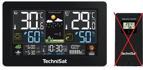 Метеостанція TechniSat Imeteo X5 (76-4923-00) (10087547243) - Уцінка - зображення 2