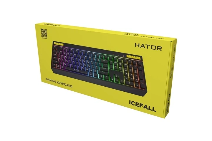 Клавіатура Hator Icefall Black (HTK402UA) - Фото 6 Клавіатура Hator Icefall Black (HTK402UA) - изображение 6